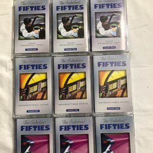 Fabulous Fifties 9 Cassette Tapes